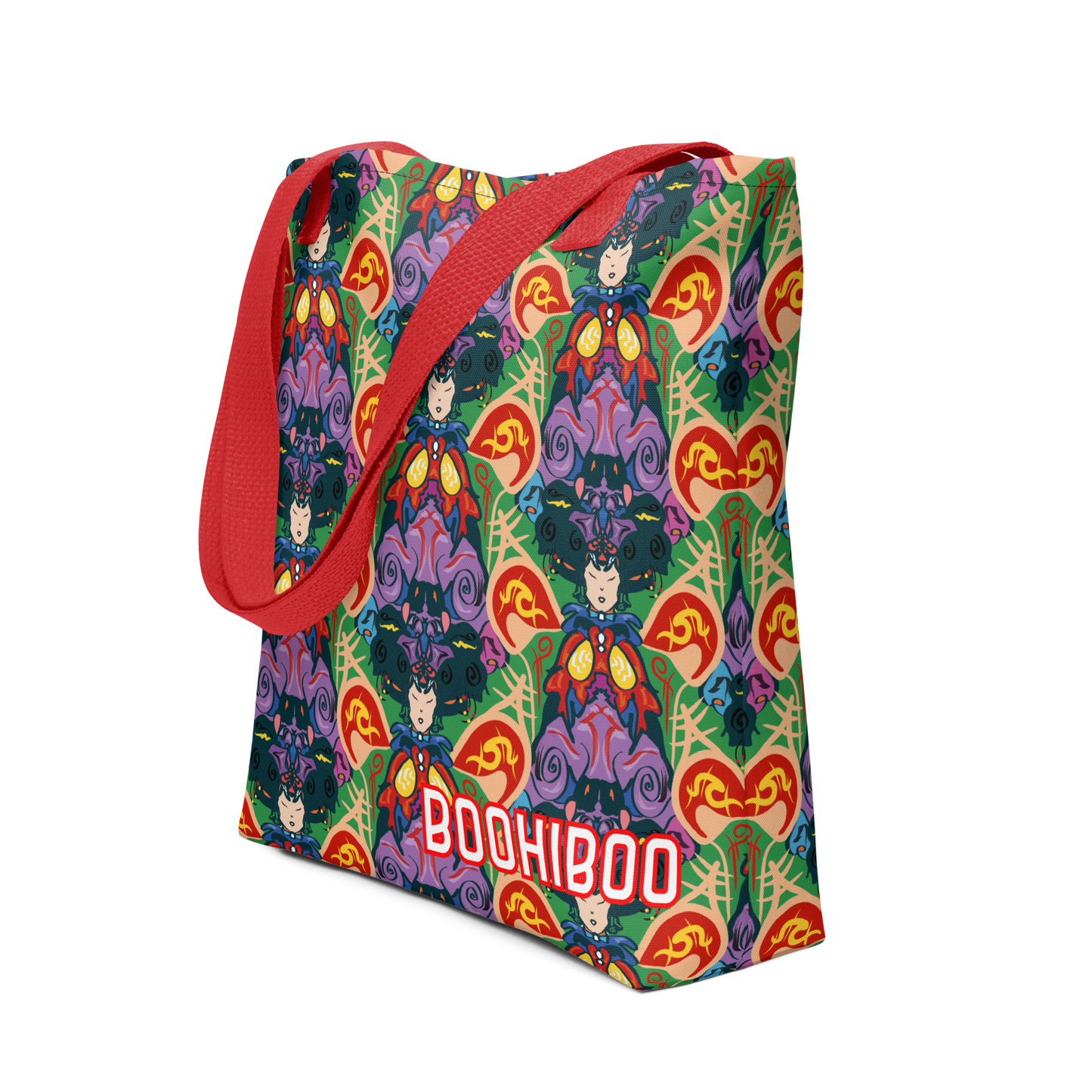 Echoes of Dynasties |The Sentinel Deity Tote Bag | All-Over Print | Unisex