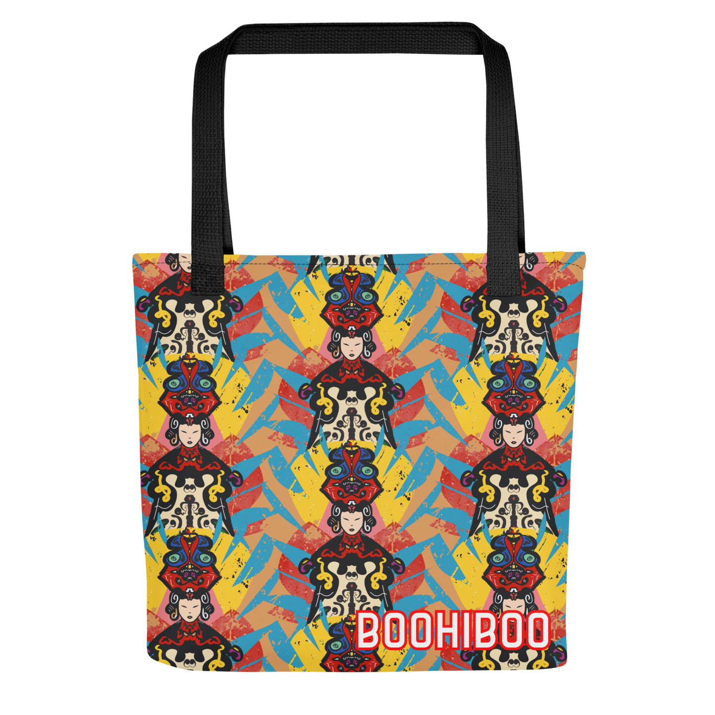 Echoes of Dynasties |Oracle of the Twin Faces Tote Bag | All-Over Print | Unisex