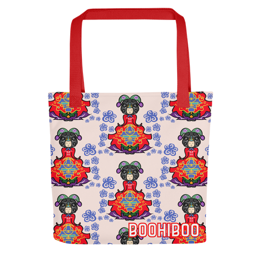 Echoes of Dynasties |Goddess of the Blooming Veil Tote Bag | All-Over Print | Unisex