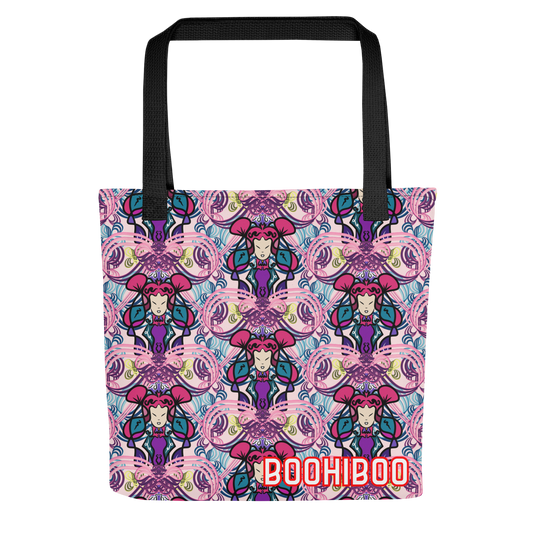 Echoes of Dynasties | Celestial Muse Tote Bag | All-Over Print | Unisex